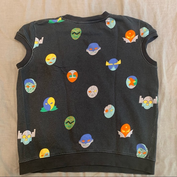 Stella McCartney Short Sleeve Superhero Sweatshirt - Picture 2 of 7